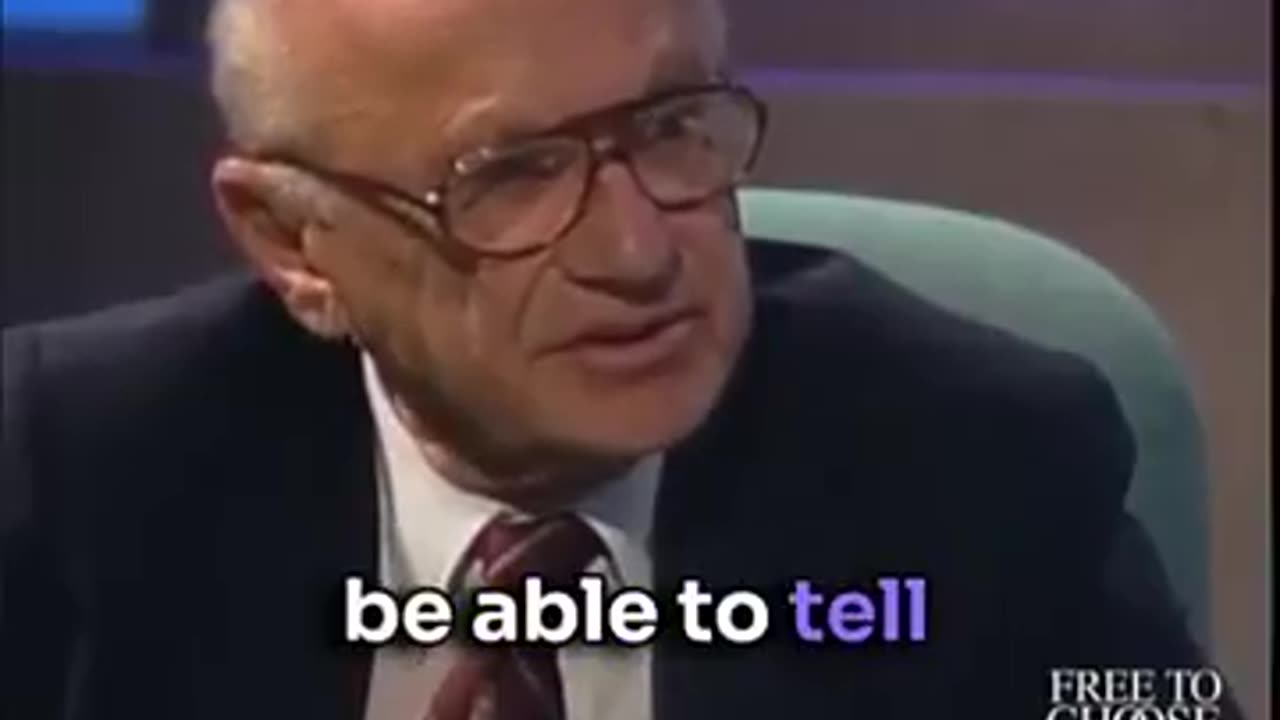 Milton Friedman: Public schools Should Not Be in a Monopoly Position