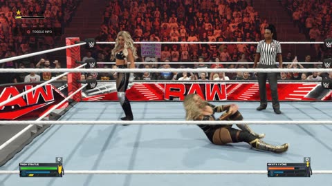 Trish Stratus VS Nikkita Lyons Raw S 1 E 151