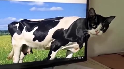 Half Cow and Half Cat