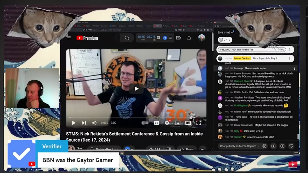 Meme Copium talks BBN going out hot! Shouldn’t Nick be fighting UL prediction