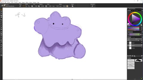 CMZ2 Sketchbook: Using Basic Shapes Pokémon: Ditto