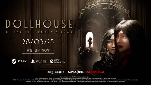 Dollhouse： Behind the Broken Mirror - Official Gameplay Trailer (Warning： Flashing Lights)