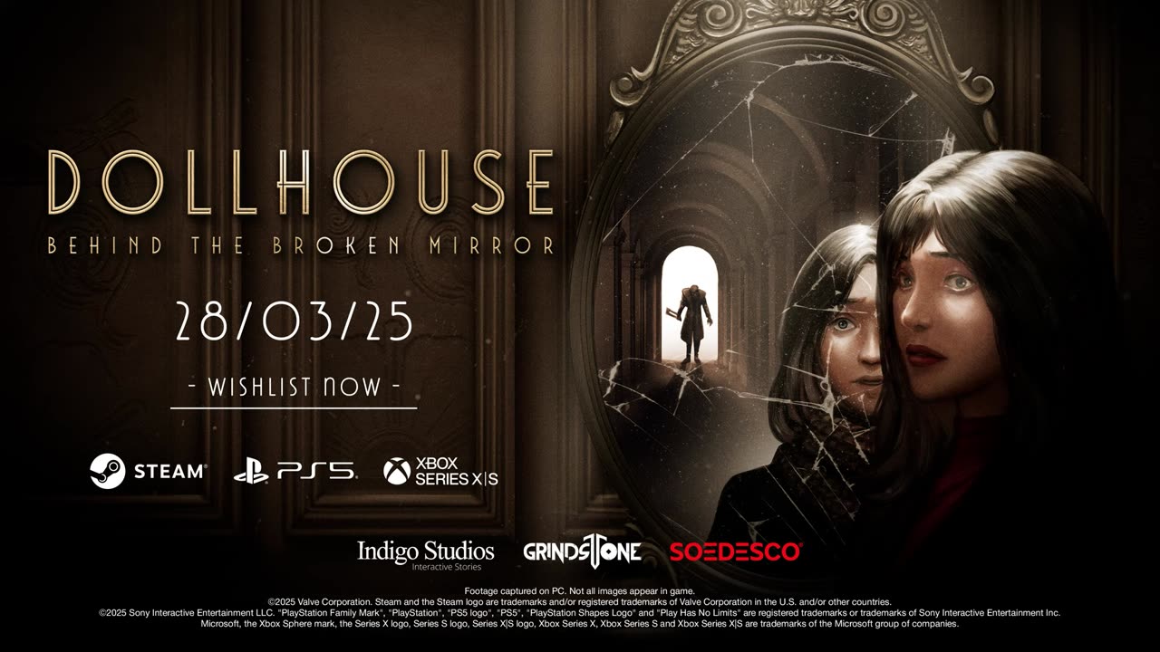 Dollhouse: Behind the Broken Mirror - Official Gameplay Trailer (Warning: Flashing Lights)