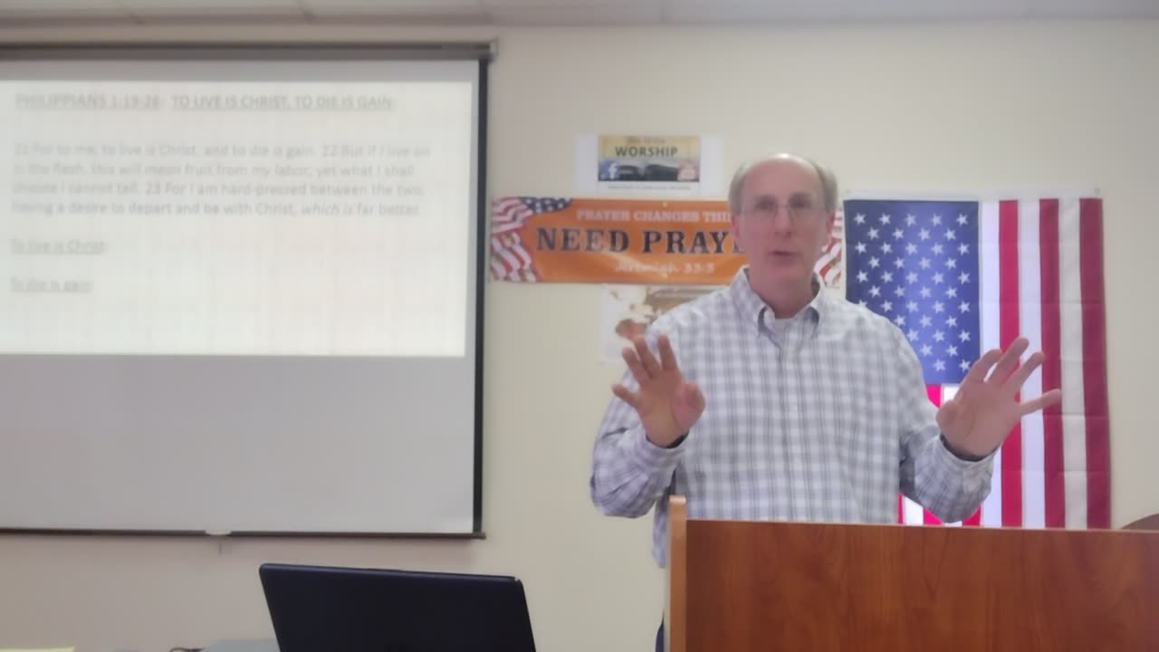 Philippians 1:12-30 (Paul's Thankfulness and Prayer, part 2)