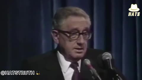 Henry Kissinger, speaking in 1992 - new world order forced on mankind by a series of catastrophes