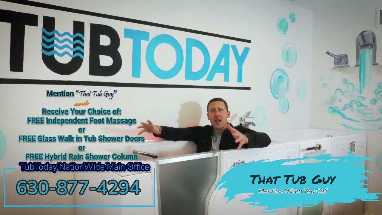 TubToday Walk-In Bathtubs - Mention That Tub Guy for Exclusive Perks