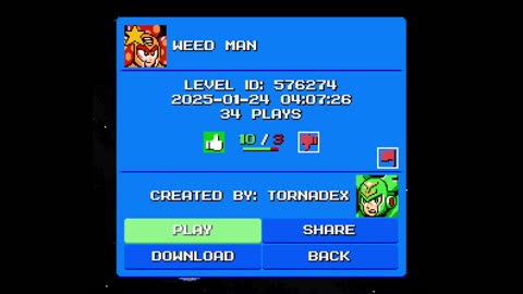 Mega Man Maker Level Highlight: "Weed Man" by Tornadex