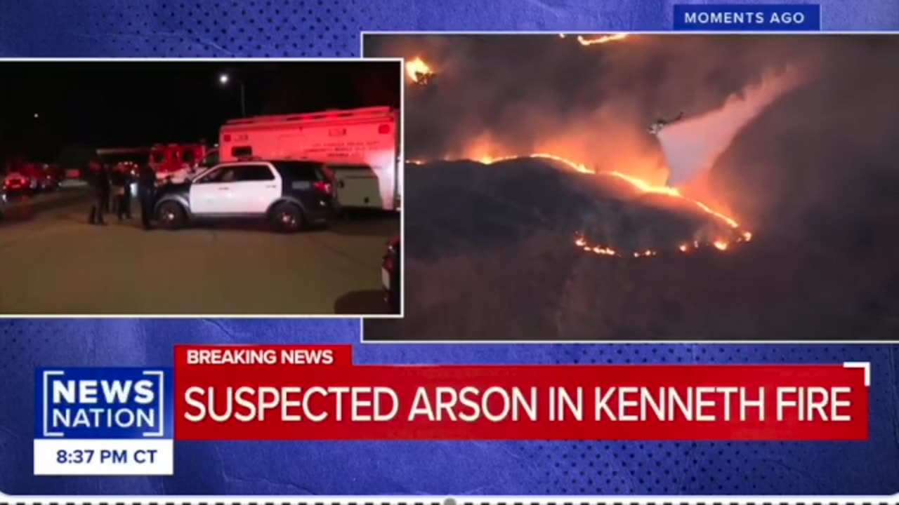 BREAKING : ARSON Angle In Another LA Wildfire Being Looked At By Los Angeles Police