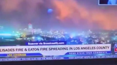 ORBS over california LA FIRES