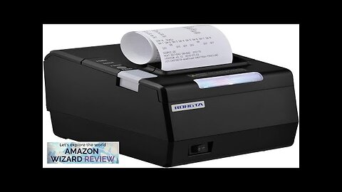 Rongta POS Printer 80mm Thermal Receipt Printer Restaurant Kitchen Printer with Auto Review