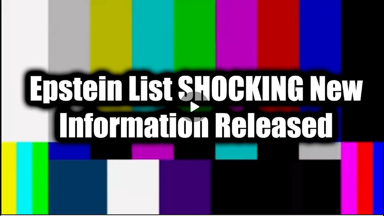 BOMBSHELL! Epstein List SHOCKING New Information Released