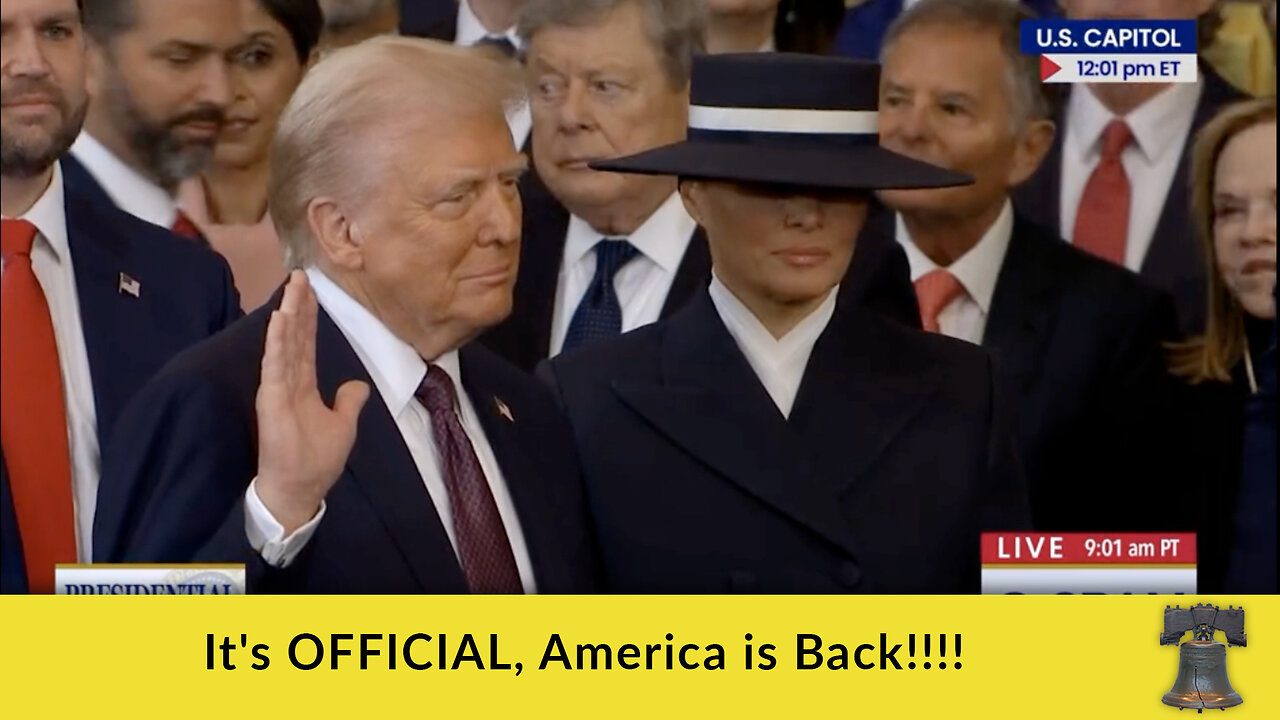 It's OFFICIAL, America is Back!!!!