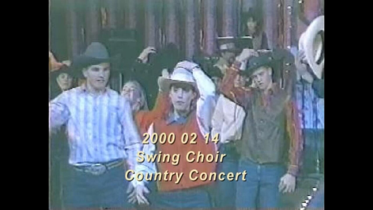 2000 02 14 - Wolf Point High School - Swing Choir Country Concert