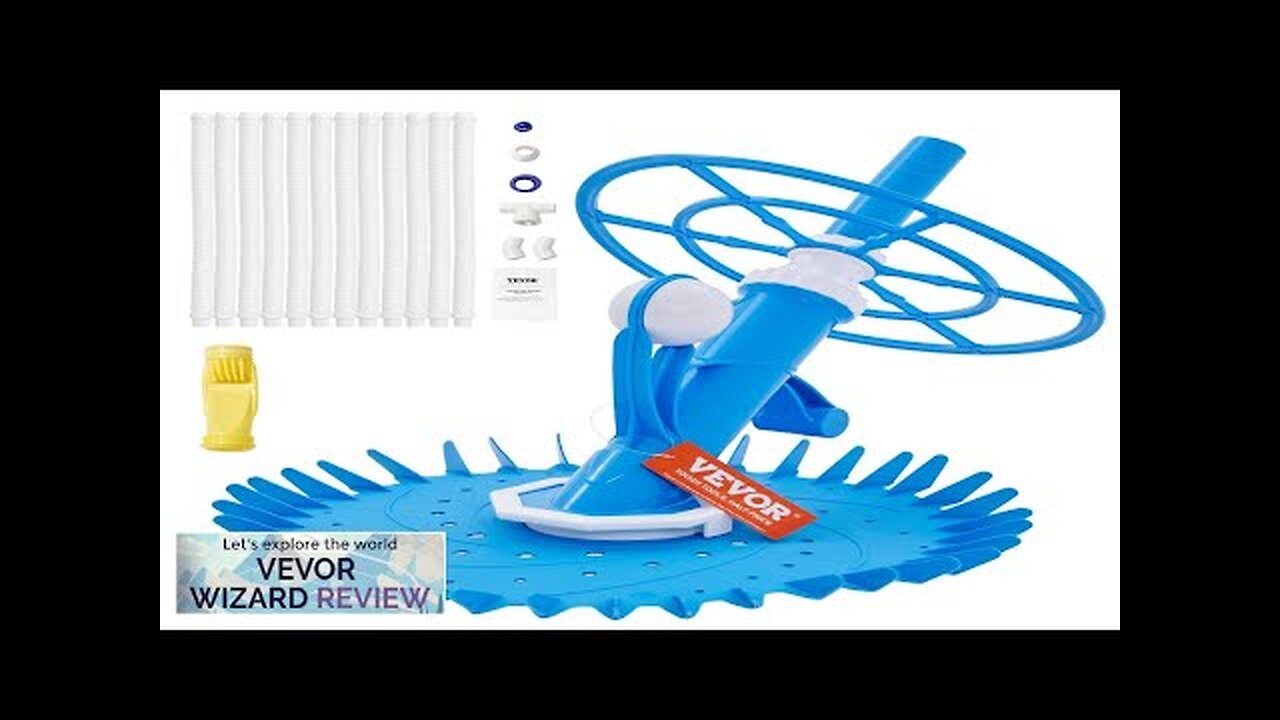 VEVOR Automatic Suction Pool Cleaner Low Noise Pool Vacuum Cleaner with Extra Review