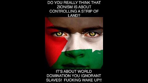 Israel Must be REMOVED because WE Cannot Co-Exist with a Genocidal State!!