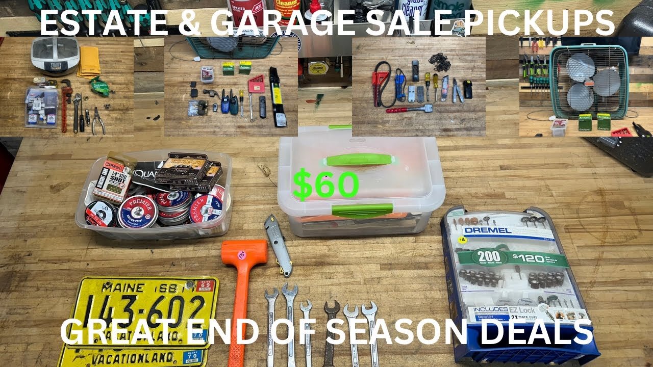 Estate Sale / Garage Sale Tool Haul | Episode 11 | October 19th 2024 | Getting The Deals While I Can