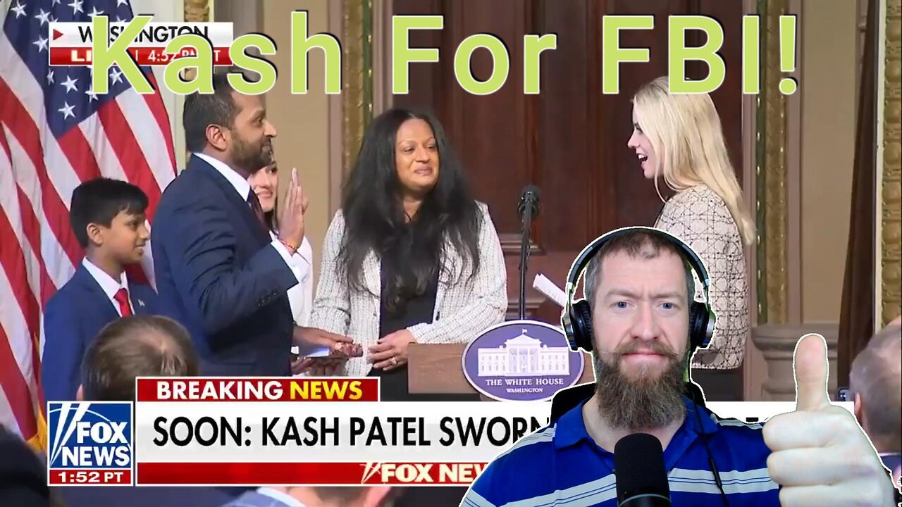 Kash Patel is Sworn in!