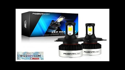 Nighteye A315-S2 DC 9V-32V Pair LED Car Headlights 6500K Cool White 9000LM/ Review