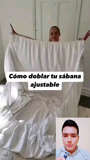 Como doblar tu sabana ajustable...
