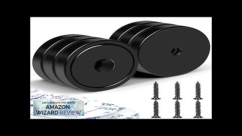 LOVIMAG Magnets with Holes110 lb+ Waterproof Strong Neodymium Cup Magnets with Screws Review