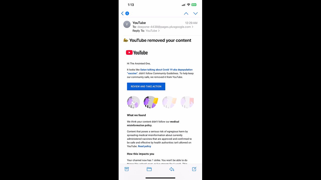 How YouTube censors content about actual Satan