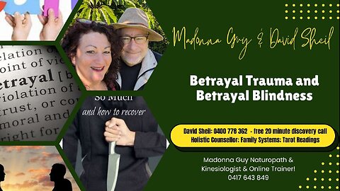 Betrayal Trauma and Betrayal Blindness and related anxiety