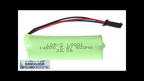 LDRC A86 A86P 1/18 RC Car Spare 7.4V 500mAh 2S Li-ion Battery Review