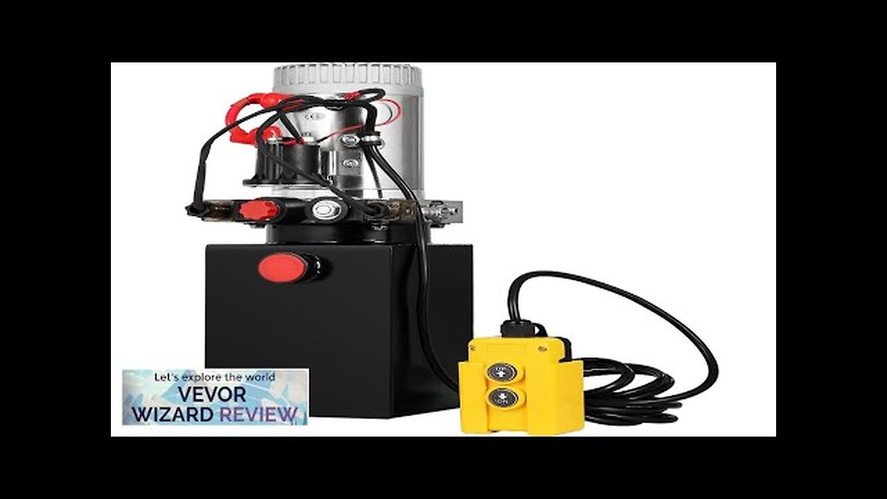 VEVOR Hydraulic Power Unit 8 Quart Hydraulic Pump Double Acting Hydraulic Power Review