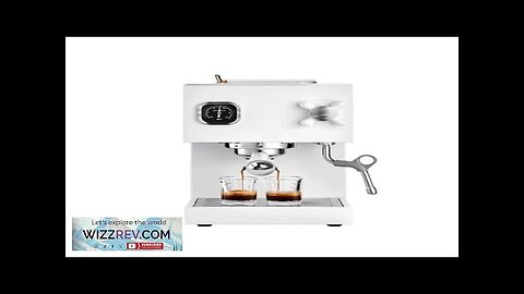 Coffee Machine Semi-automatic Single and Double Cup Double Boiler 3-hole Steam Pipe Review