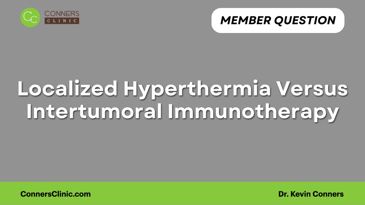 Localized Hyperthermia Versus Intertumoral Immunotherapy