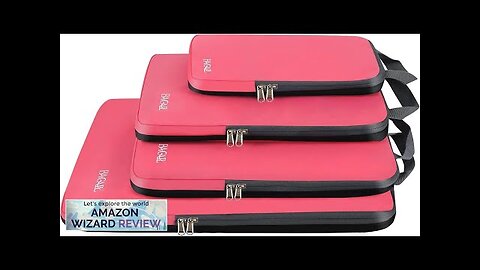 BAGAIL 4 Set/6 Set Compression Packing Cubes Travel Accessories Expandable Packing Review