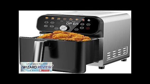 Air Fryer 6QT Air Fryer Oven with LED Digital Touchscreen 12 Preset Review