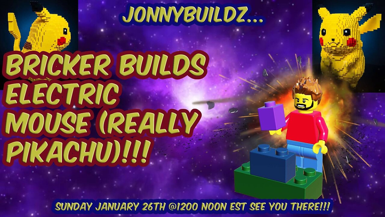 JonnyBuildz...BrickerBuilds Electric Mouse!!! International LEGO Day Special!!! Episode 188