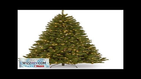 National Tree Company Pre-Lit Artificial Christmas Tree Green North Valley Spruce White Review