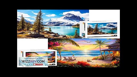 2 Pack Puzzles for Adults 1000 Pieces-Hawaii Beach & Moraine Lake Difficult Review