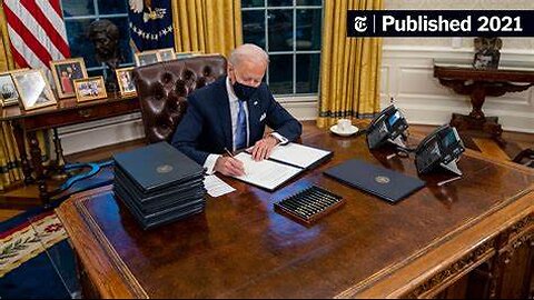 Biden makes executive order to block oil drilling