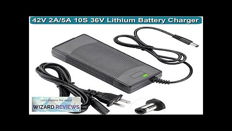 42V 2A 5A Hover Board 1 Prong Charger Ebike Lithium Wheel Power Review