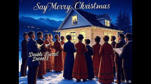 Double Barrel Darrell - Say Merry Christmas (Simple Lyrics Video)