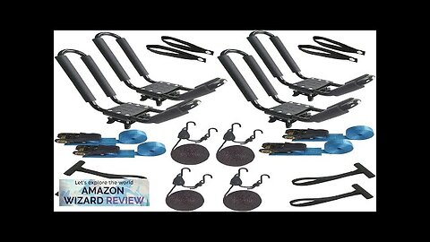 2 Pairs Kayak Rack Car Roof Top Crossbar-Easy to Carry Kayak Canoe Review