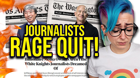 Journalists are RAGE QUITTING! Mainstream Media's Free Ride is OVER!