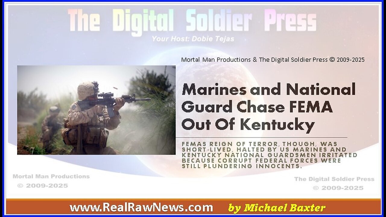 BOOM - Marines & National Guard Chase FEMA Out Of Kentucky.