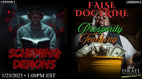 Scheming Demons/False Teaching: Prosperity Doctrine