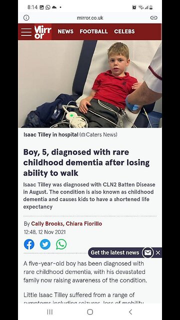 🧠 👶🏼 "Childhood Dementia"