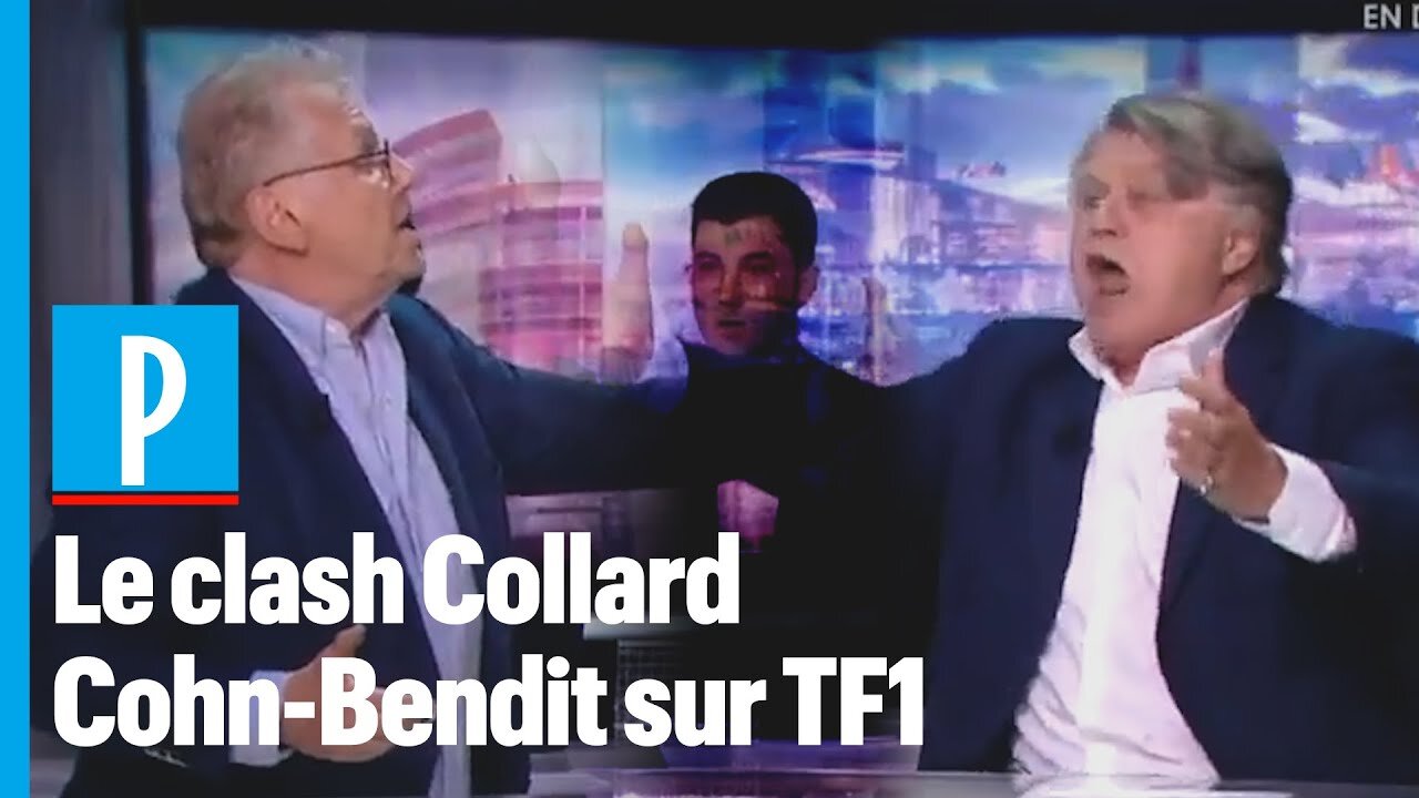 « Ordure ! » : Gilbert Collard et le pédophile Daniel Cohn-Bendit s'insultent en direct sur TF1 [Flokossama]