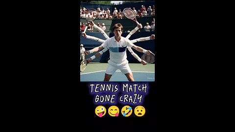 Tennis Match Gone Crazy 🤣😧