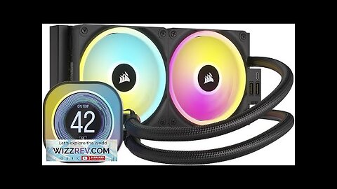 CORSAIR iCUE Link H100i LCD Liquid CPU Cooler 240mm AIO Review