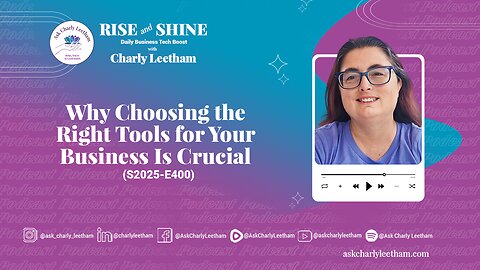 Why Choosing the Right Tools for Your Business Is Crucial (2025/400)