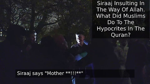 Siraaj Insulting In The Way Of Allah. What Did Muslims Do To The Hypocrites In The Quran?