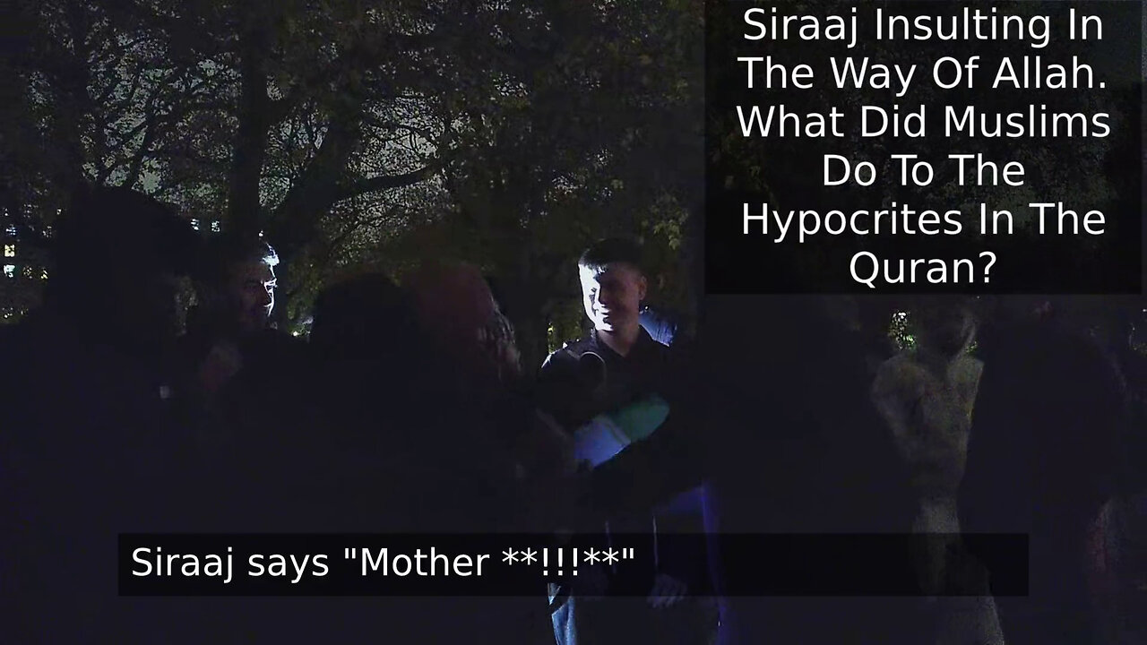 Siraaj Insulting In The Way Of Allah. What Did Muslims Do To The Hypocrites In The Quran?