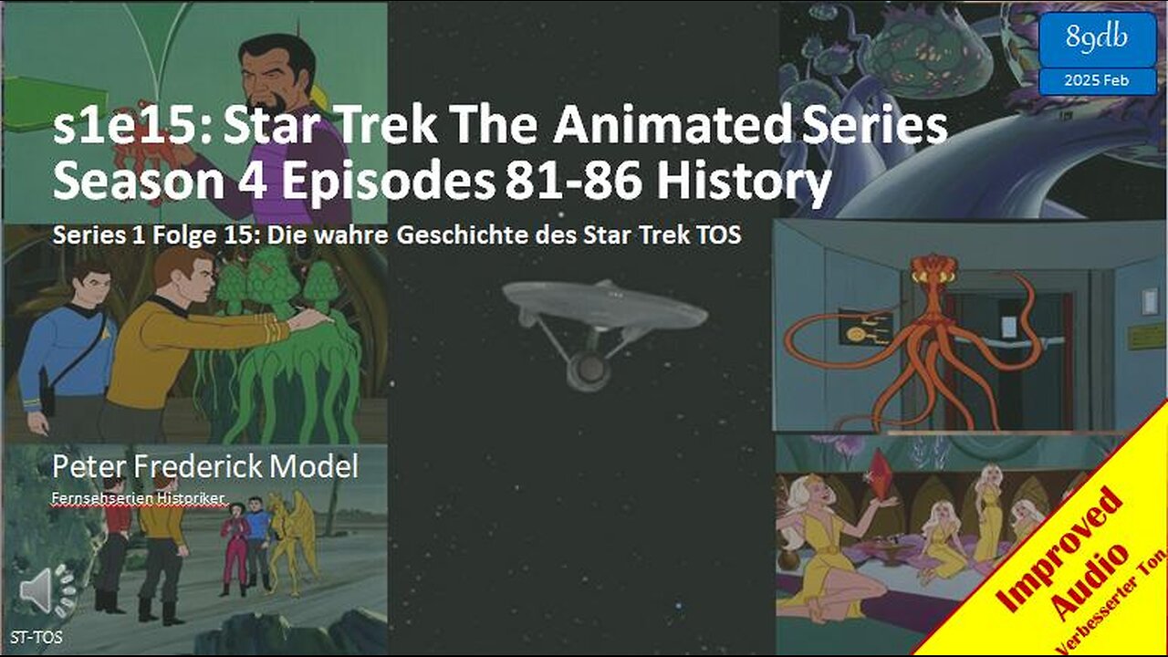 s1e15: Star Trek The Animated Series Season 4 Episodes 81-86 History